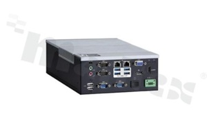 Bezwentylatorowy komputer wbudowany; EN60950; IP40; IntelCore i7/ i5/ i3/Celeron 6th/7th gen; RAM do 32GB; 2x SATA; mSATA; 4xCOM; 6xUSB; 1xVGA; 1xHDMI; 1xDP; Mic-in; Line-out; PCIe; SIM slot; temp. pracy -10+55C; zasilanie 10-30V DC