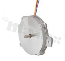 Motor; Pancake Stepper; bipolar; step angle 1.8 deg.; holding torque 0.06Nm; 1A; 3.6ohm; 1.8mH; 4 leads; fi60x9.6mm