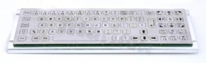 Industrial Keyboard; IP65; 74keys; USB; rear mounting; oper. temperature -10+60 C; dimensions 320mm x 105mm
