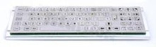 Metalowa klawiatura przemysłowa; IP65; 74 klawisze; USB; do montażu od spodu; temperatura pracy od -10+60st.C; wymiary 320mm x 105mm