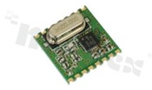 Module; ISM; transmitter; 868MHz; +20dBm; FSK/GFSK/OOK; 1.8-3.6V; SMD 16-pin