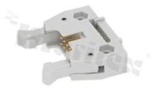 IDC connector; pitch 2.54mm; 10-contacts; male; for ribbon cable AWG#26-#28