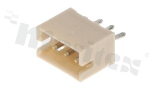 Header for PCB; pitch 1.50mm; 3-contacts; THT; male; top entry; 50V/1A