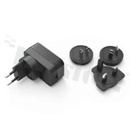 Power supply; interchangeable plug; plug-in; 15W; 5V; 3A; 85-265VAC