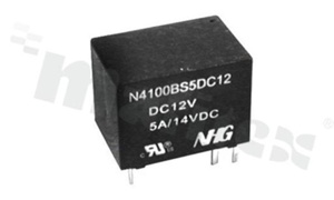 Przekaźnik elektromagnetyczny; prąd znamionowy 1A; napięcie cewki 12VDC; pojedynczy styk przełączny (1C); 1A/30VDC; 1A/125VAC