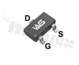 Tranzystor: N-MOSFET; unipolarny; 30V; 5.3A; 30mohm; 1.5W; -55+150 st.C; SMD; SOT23-3L