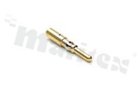 Connector power heavy duty power; pin contact 2.5mm; GOLD FLASH PLATED