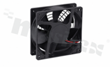 Wentylator; DC; 4.08m3/min; 0.60A; 14.0-27.6VDC; 14.40W; 3500RPM; 53dBA; 24 AWG; plastik; -10+70 st.C; 262g; 120x120x38mm