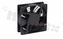 Wentylator; DC; 4.08m3/min; 0.60A; 14.0-27.6VDC; 14.40W; 3500RPM; 53dBA; 24 AWG; plastik; -10+70 st.C; 262g; 120x120x38mm