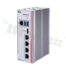 Bezwentylatorowy komputer przemysłowy; Atom x5-E3930/E3940 processor; RAM: do 8GB; 2xUSB; 4xLAN; HDMI; mSATA; SATA; 2xmPCIe; TPM 2.0; temp. pracy: -40+70C; 12/24VDC