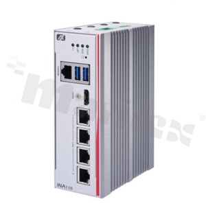 DIN-Rail Cybersecurity Gateway with Intel Atom x5-E3930/E3940 Processor and 4 LAN with LAN Bypass