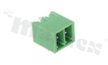 Pluggable terminal block; pitch 3.50mm; 2-ways; male; straight pin header; closed type; UL 300V/8A; TUV:250V/7A