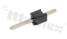 Pin Header; pitch 2.54mm; 1x1 pins; assembly: THT; male; straight; single row ; 3.0/2.54/6.0 mm