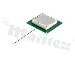 Antena; patch; GNSS; 1518-1675MHz; 3.87dBi; VSWR<1.6; RHCP; kierunkowa; RF1.13; 0.1m; IPEX; przykręcana/buckle; 80x80x13mm