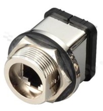 Socket RJ45, female, shielded, screw, IP67
