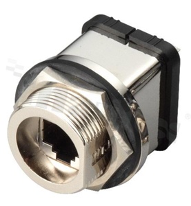 Gniazdo RJ45, żeńskie, ekranowane, skręcane, IP67