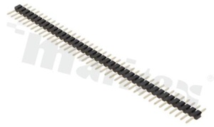 Listwa stykowa do PCB; w rastrze 2.00mm; 1x40 styków; montaż: THT; męska; prosta; jednorzędowe