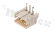 Header for PCB; pitch 1.50mm; 3-contacts; THT; male; side entry; 50V/1A