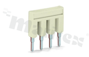 Mostek do złączy przelotowych serii 2002; 2-torowy; jasnoszary; 800V/18A