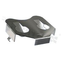 Battery holder; positive; BR2320,CL2330,CR2320, BR2325, CR2325, DL2325; cell size 20mm; THT