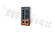 Switch przemysłowy niezarządzalny; 6 portów 10/100Base-T(X) RJ45; 2 porty 100Base-FX SFP; temperatura pracy: -10+60C; zasilanie: 9.6V-60V DC; montaż na szynie DIN