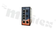Unmanaged Ethernet switch with 6x10/100Base-T(X); 2x100Base-FX; operating temperature -10+60C; DIN rail mountable