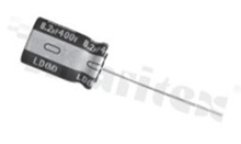Kondensator elektrolityczny; 10uF; 63V; 105st.C; 5x12.5 r2mm; 20%; 10000h