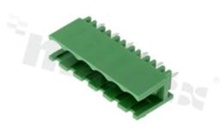 Listwa zaciskowa rozłączalna; w rastrze 5.08mm; 6-torowa; męska; pionowa; otwarta; UL 300V/15A; TUV:320V/20A