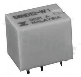 Electromagnetic relay; contact rating current 35A; coil voltage 12VDC; changeover contact (1C); coil power 600mW; 20A/12VDC