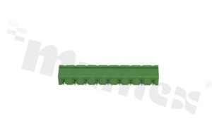 Pluggable terminal block; pitch 7.50mm; 9-ways; male; vertical pin header; closed type; UL 300V/15A