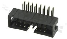 Złącze do PCB; w rastrze 2.54mm; 16-stykowe; montaż: THT; męskie; kątowe