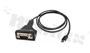Przemysłowy konwerter USB-C - RS232; temp. pracy: -40+80 st.C; IP50; wymiary: 41 x 38 x 22 mm; złącze USB z zabezpieczeniem przed przypadkowym odłączeniem kabla; w zestawie z kablem USB-B - USB-C 1m