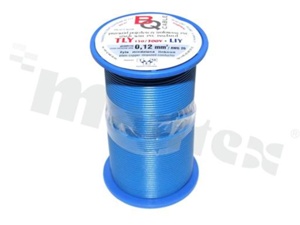 Single wire TLY/LIY; with copper multi-strand; blue; cross section 0.12mm2; AWG 26; 300V; -40+105 deg.C; 50m.