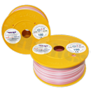Przewód pojedynczy LGY/H05V-K; z wielodrutową miedzianą żyłą; różowy/bialy; przekrój 1.00mm2; AWG 17; 500V; -40+105 st.C; 100m.