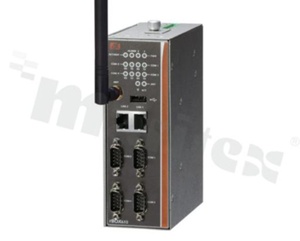 Robust DIN-rail Fanless Embedded System with Processor iMX-287; ARM9 16-bit RISC; 454 MHz; 128MB DDR2 SDRAM; eMMC 4GB; 1 slot SDHC; 4COM; 2CAN; 2 LAN; oper. temperature -40+70C