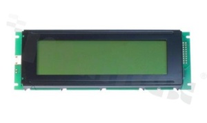 Display LGM; LCD graphic; 240x64; STN yellow-green Y/G with LED backlight yellow-green Y/G; viewing angle 6:00;