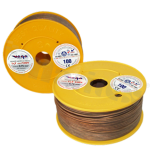 Przewód pojedynczy LGY/H05V-K; z wielodrutową miedzianą żyłą; bezbarwny; przekrój 0.75mm2; AWG 18; 500V; -40+105 st.C; 100m.