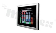 Fanless PanelComputer 15''; IntelCore i3/i5/i7; resistive touch panel; front IP65; 1xCF; 1x SATA; 2xCOM; 1x HDMI; 1x DVI; 2x LAN; 4x USB 2.0; oper. temperature 0+40C; supply 12-19V