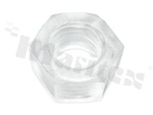 Nakrętka do tulejek dystansowych; M3; wysokość: 2.7mm; klucz 5.5mm; nylonowa