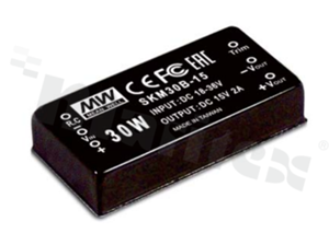 Converter DC/DC; 30W; 15V; 2A; 18-36VDC
