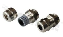 Brass; nickel plated cable gland; M16x1.5 4-8mm;