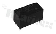 Electromagnetic relay; contact rating current 6A; coil voltage 12VDC; make contact (1A); coil power 200mW; 6A/30VDC; 6A/250VAC