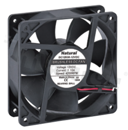 Wentylator; DC; 4.91m3/min; 0.50A; 28.0-56.0VDC; 24W; 3500RPM; 55dBA; 24 AWG; plastik; -10+70 st.C; 289g; 120x120x38mm