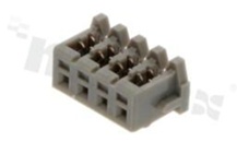 Header; pitch 2.00mm; 4-contacts; female; for wire AWG#28-26; 100V/1A