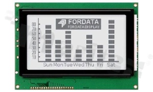 Display LGM; LCD graphic; 240x128 pixels; FSTN positive; white LED; view 06:00; 5.0 V;