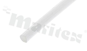 Fberglass silicon sleeving, white color,5mm dia, 100m/reel