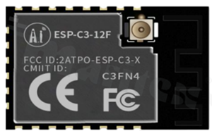 Module; Wi-Fi/Bluetooth; transceiver; 2400-2483.5MHz; +18dBm; -96dBm; UART/GPIO/I2C/I2S/PWM/ADC/SPI; ESP32-C3; 4Mb flash; built-in antenna; 3.0-3.6V; SMD; 24x16x3.1mm