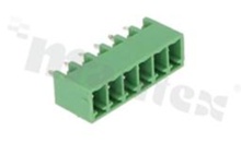 Listwa zaciskowa rozłączalna; w rastrze 3.81mm; 6-torowa; męska; pionowa; zabudowana; UL 300V/10A; TUV:300V/10.5A