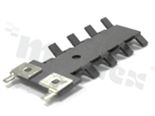 Heatsink; moulded; TO-202; TO-220; 50.8x22.23x6.35mm; black; anodized aluminium AL5052; RoHS.