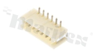 Header for PCB; pitch 1.50mm; 6-contacts; SMD; male; top entry; 50V/1A